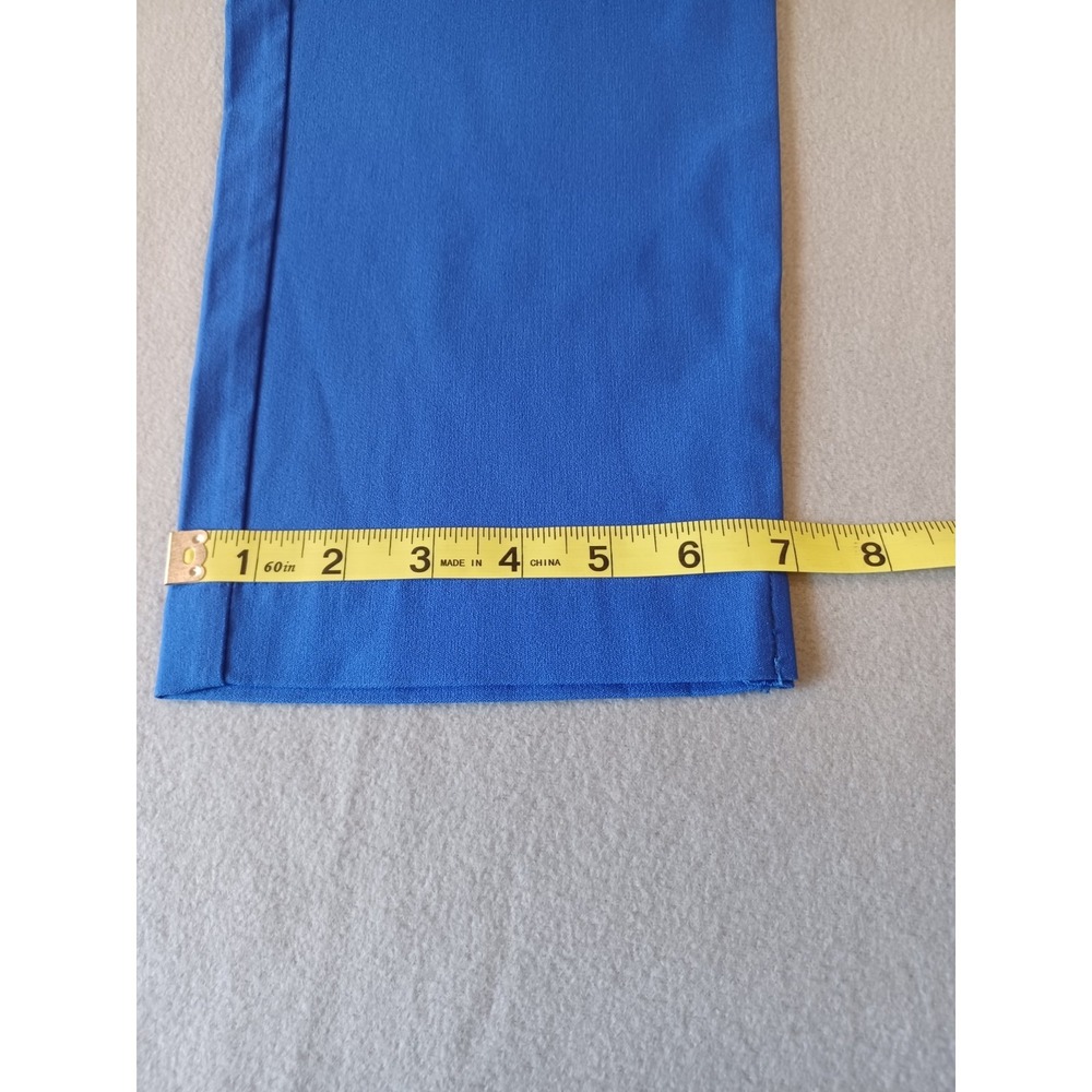 Rafaella Women Dazzling Blue Stretch Capri Pants RSBSF073 Size 4 NWT - Picture 4 of 11